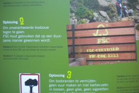 FSC info in Belgian zoo