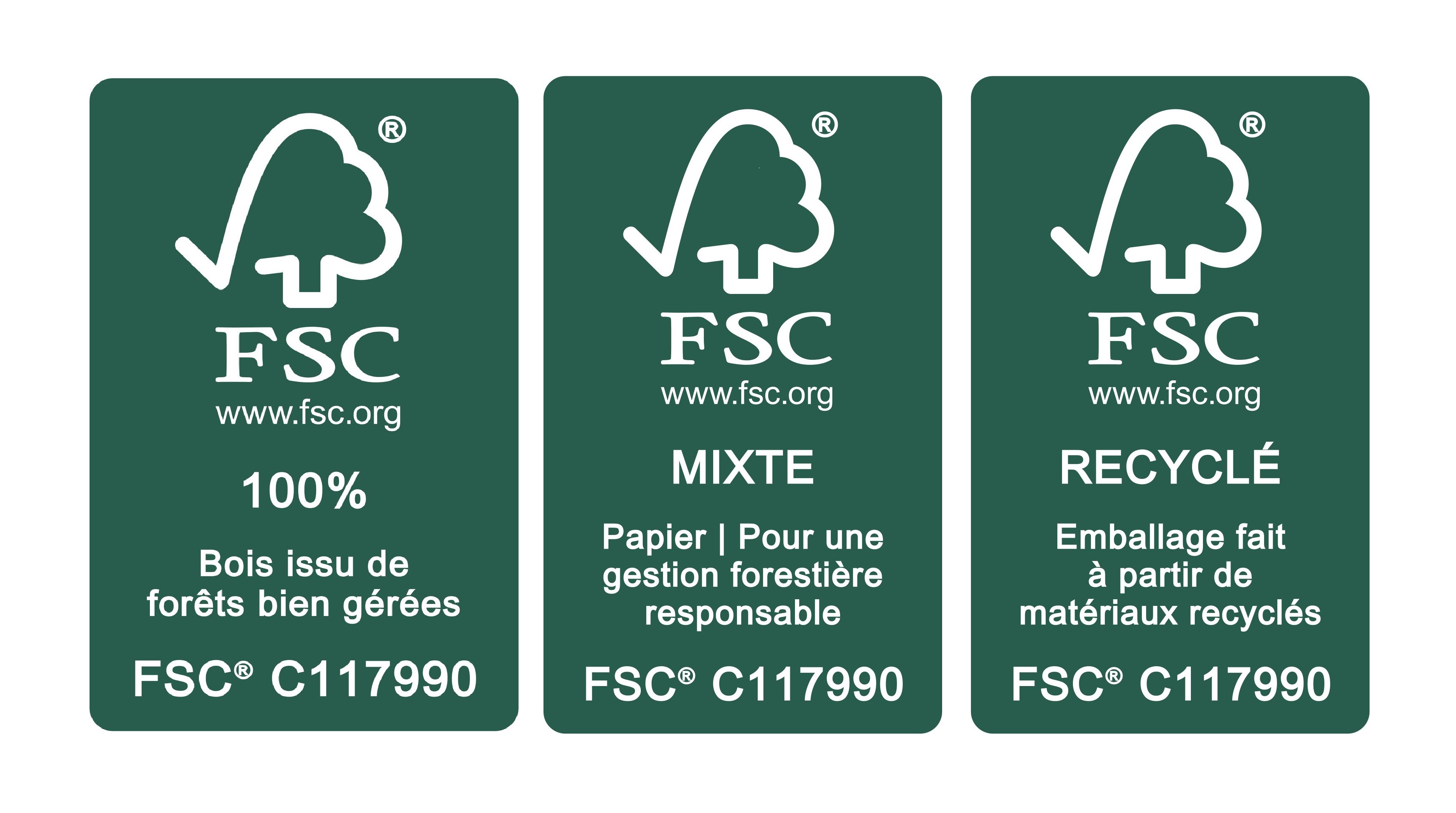 3 types logos FSC