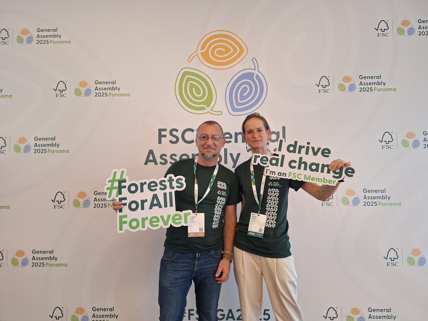 Stéphan and Ingrid at the GA