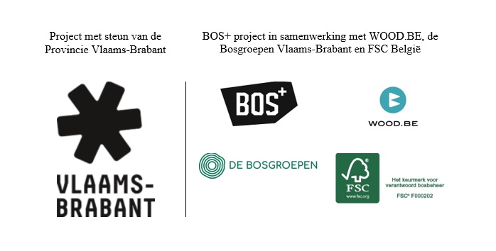 Bos+ project duurzame houtconsumptie sponsor en partners