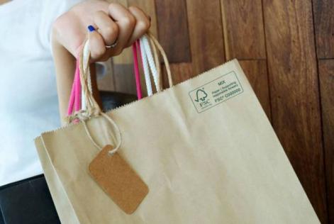 bag with new FSC mix logo