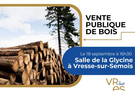 Annonce sur FB vente de bois Vresse