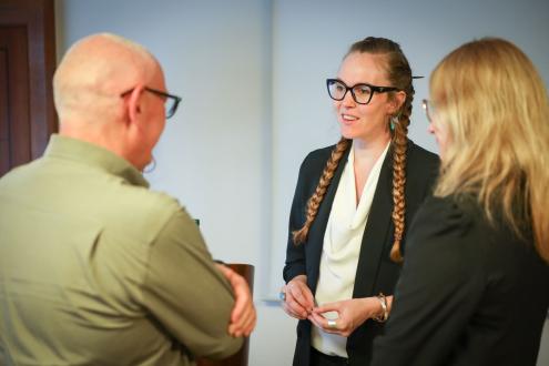 Jerzy Fijas and Clare Coleman (c) Lasy Państwowe