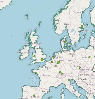 FSC locations in Europe