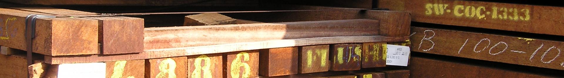 FSC sawn timber piles