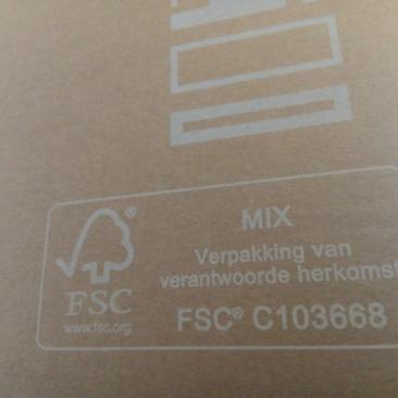 FSC certified packaging