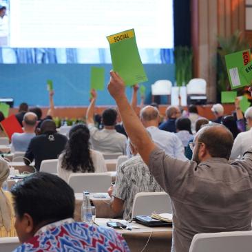 voting at FSC GA 2022 (c) FSC INT